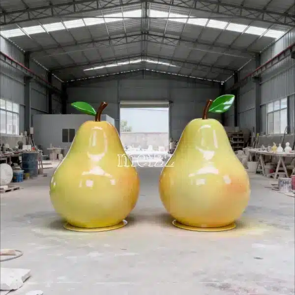 Giant Fiberglass Pear Sculpture