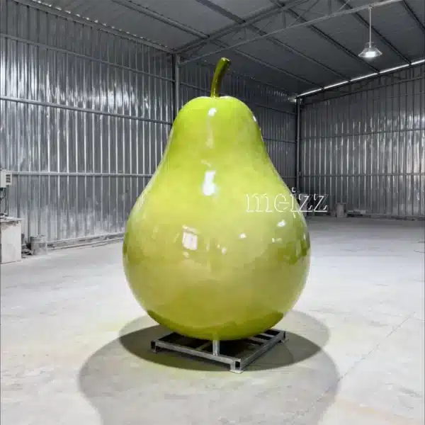 Giant Fiberglass Pear Sculpture