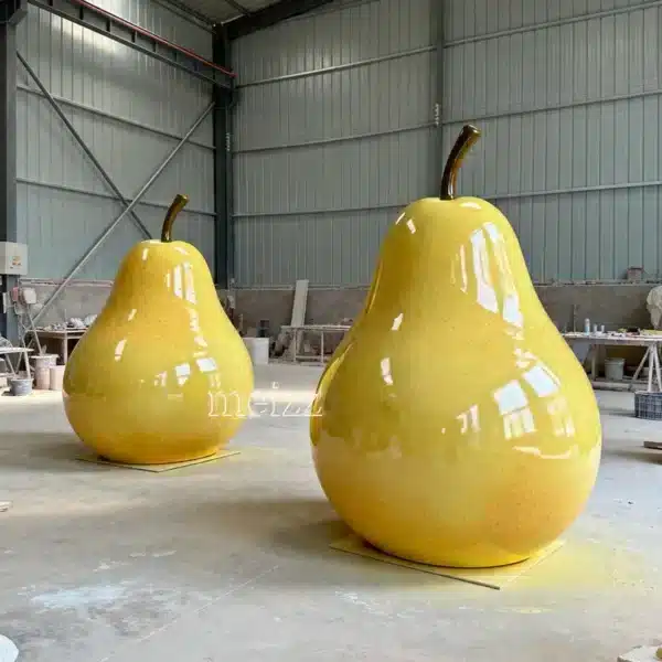 Giant Fiberglass Pear Sculpture