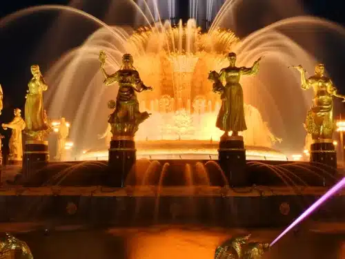 Nighttime Fountain