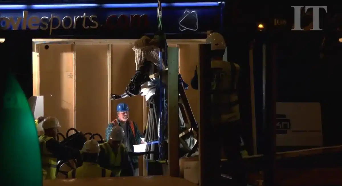 Relocation of the Molly Malone Statue