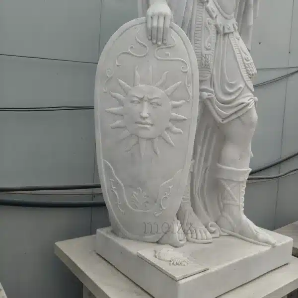 Marble Roman Warrior Statues