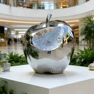 Bitten Apple Sculpture