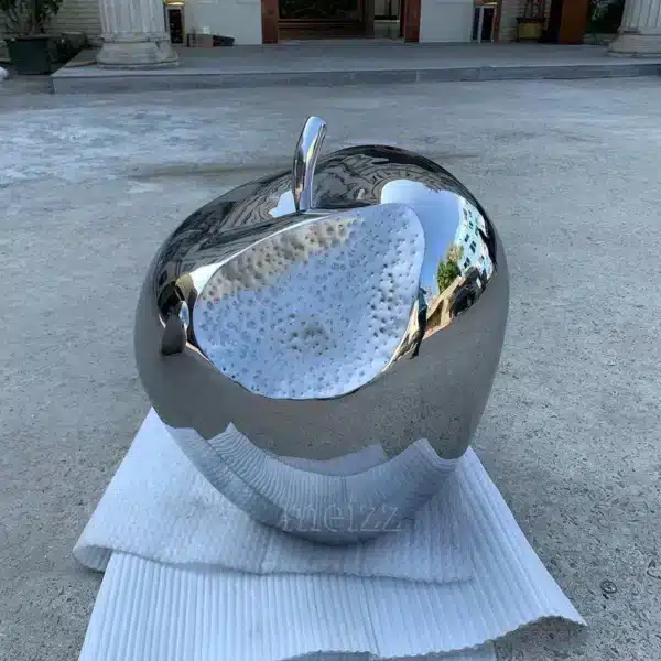 Bitten Apple Sculpture