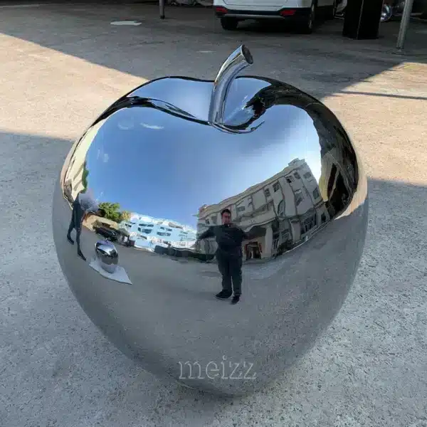 Bitten Apple Sculpture