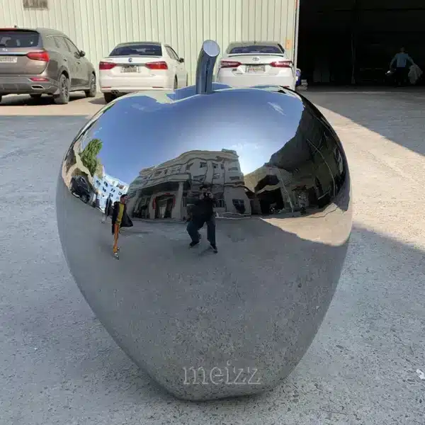 Bitten Apple Sculpture