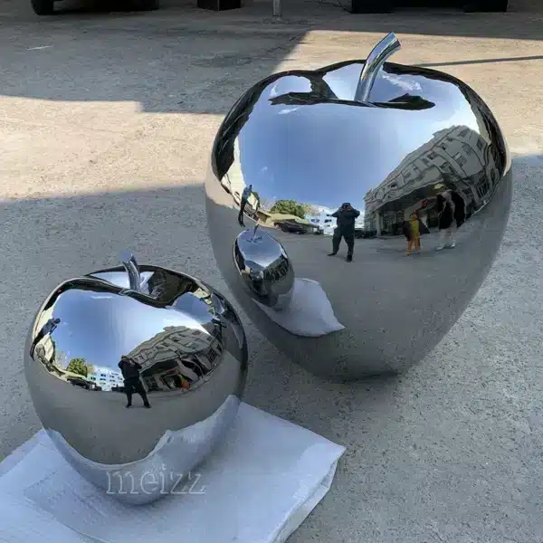 Bitten Apple Sculpture