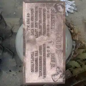 Custom Bronze Headstone Plaque