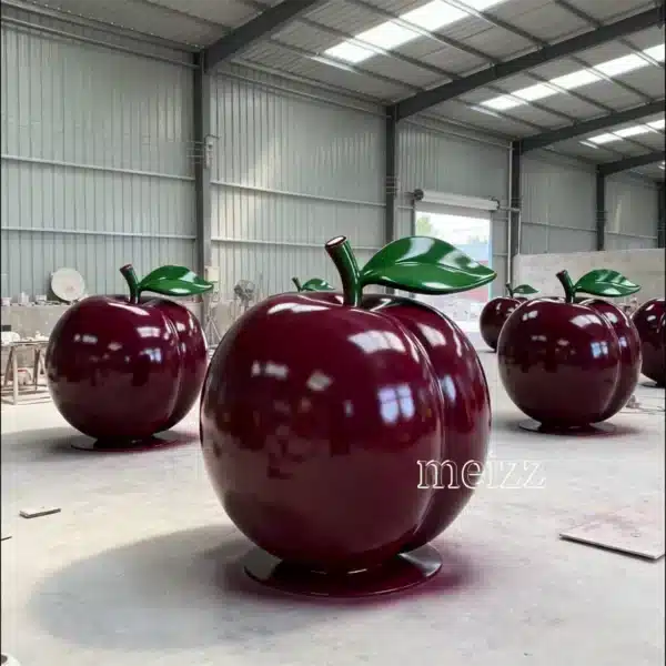 Giant Fiberglass Plum Sculpture