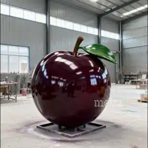 Giant Fiberglass Plum Sculpture