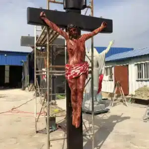 Jesus on the Cross Statue for Sale