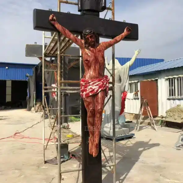 Jesus on the Cross Statue for Sale