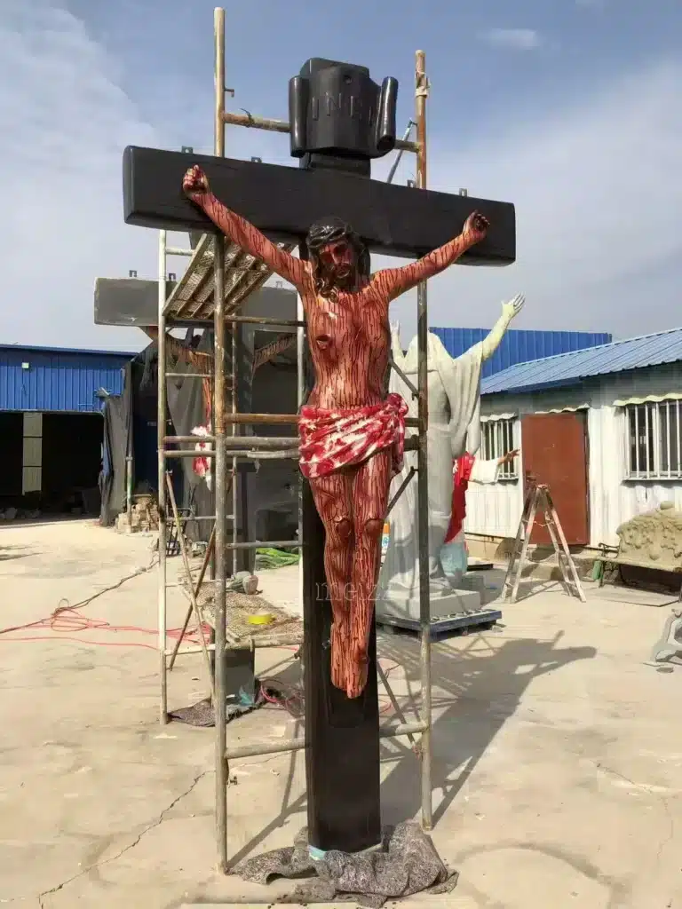 Jesus on the Cross Statue for Sale