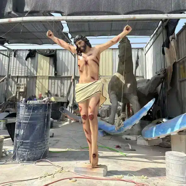 Jesus on the Cross Statue for Sale