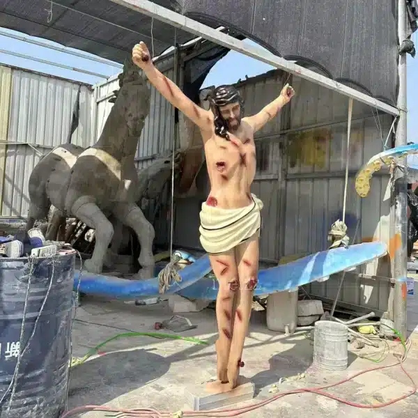 Jesus on the Cross Statue for Sale
