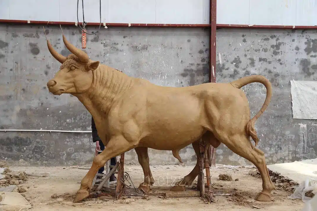 Life Size Bull Statue