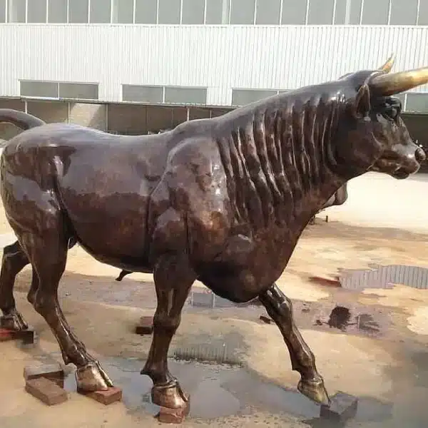 Life Size Bull Statue