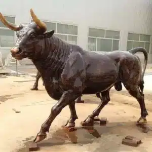 Life Size Bull Statue