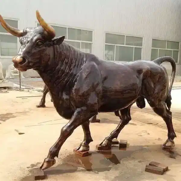 Life Size Bull Statue