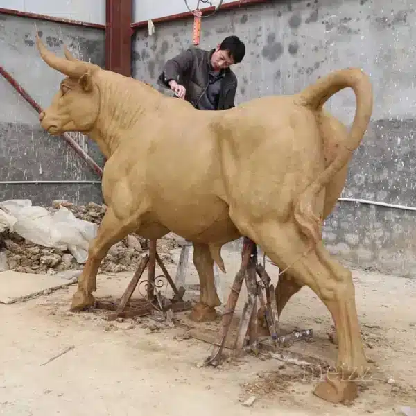 Life Size Bull Statue