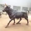 Life Size Bull Statue – Custom Bronze Bull Sculpture for Outdoor Display