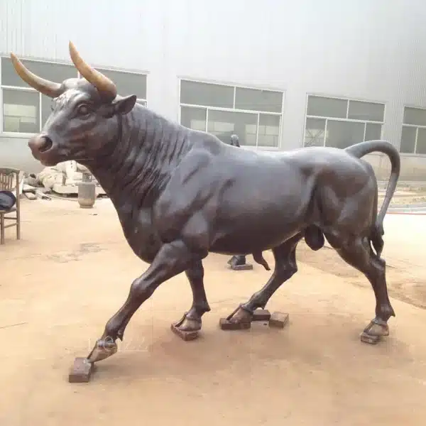 Life Size Bull Statue