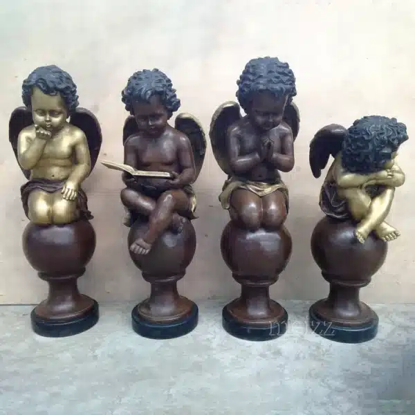 bronze cherub angel statues for sale
