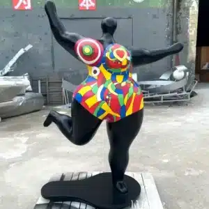 Fiberglass Dancing Nana sculpture