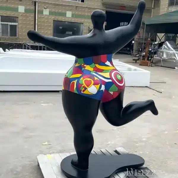 Fiberglass Dancing Nana sculpture