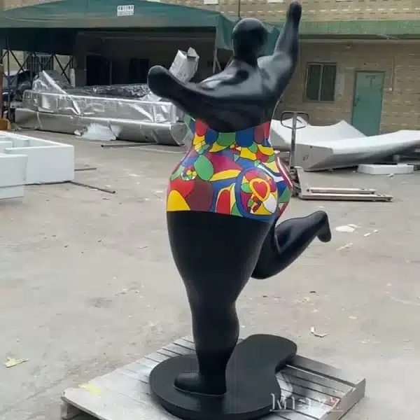Fiberglass Dancing Nana sculpture