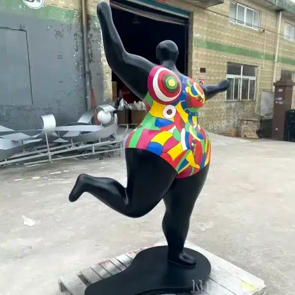 Fiberglass Dancing Nana sculpture
