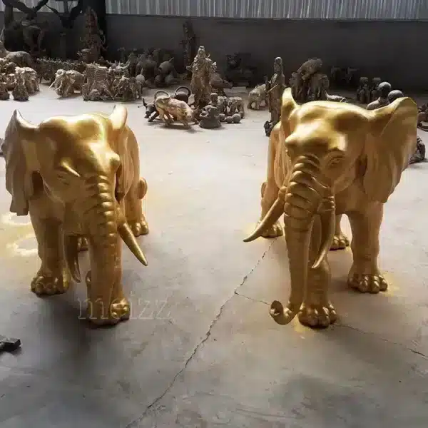 Elephant Statue at Home Entrance