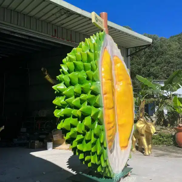 Giant Fiberglass Durian Sculpture