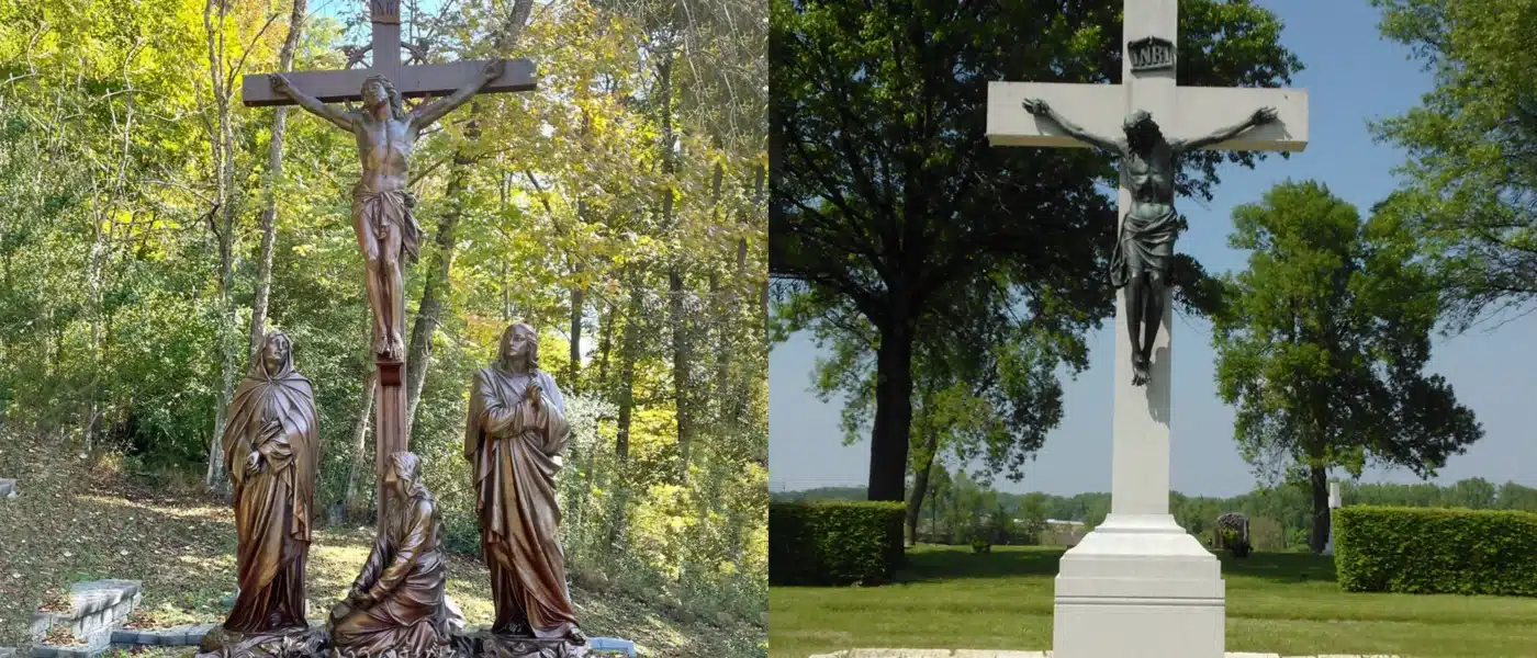 Jesus on the Cross Statue