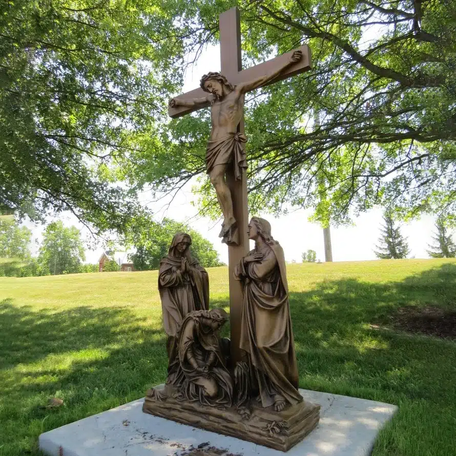 Jesus on the Cross Statue