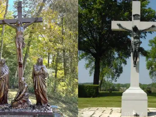 Jesus on the Cross Statue