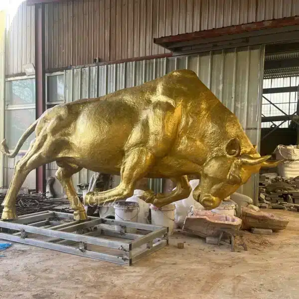 brass bull statue for sale