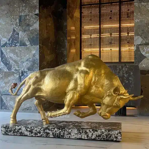 brass bull statue for sale