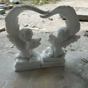 Sitting Cherub Garden Statue