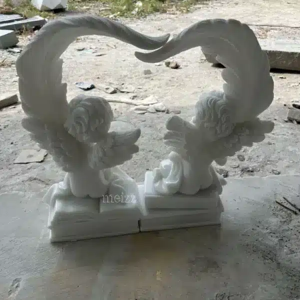 Sitting Cherub Garden Statue