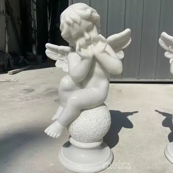 marble cherub statues (1) marble cherub statues