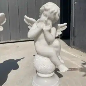 marble cherub statues
