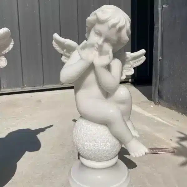 marble cherub statues