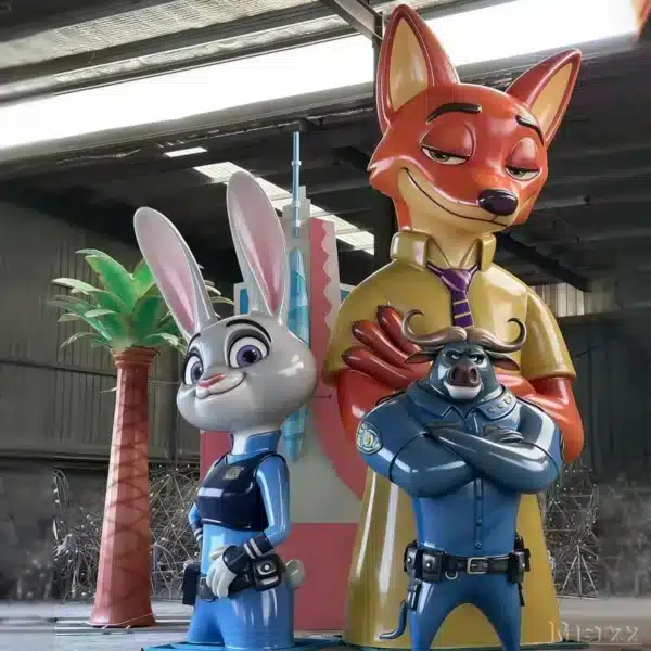 zootopia sculpture (1) Zootopia Sculpture