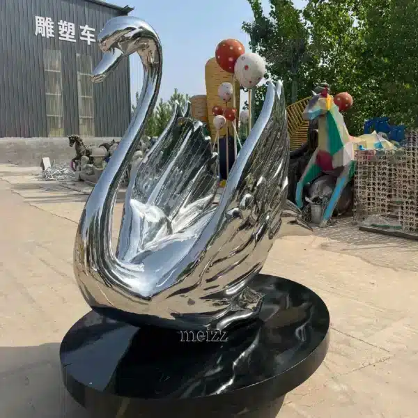 Large Outdoor Swan Sculpture