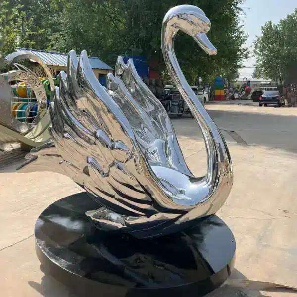 Large Outdoor Swan Sculpture
