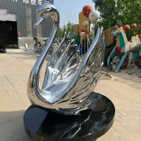 Large Outdoor Swan Sculpture