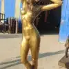 Elegant Bronze Female Nude Sculpture | Outdoor Garden Art