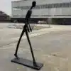 Bronze Walking Man Sculpture – Giacometti Inspired Abstract Art Replica