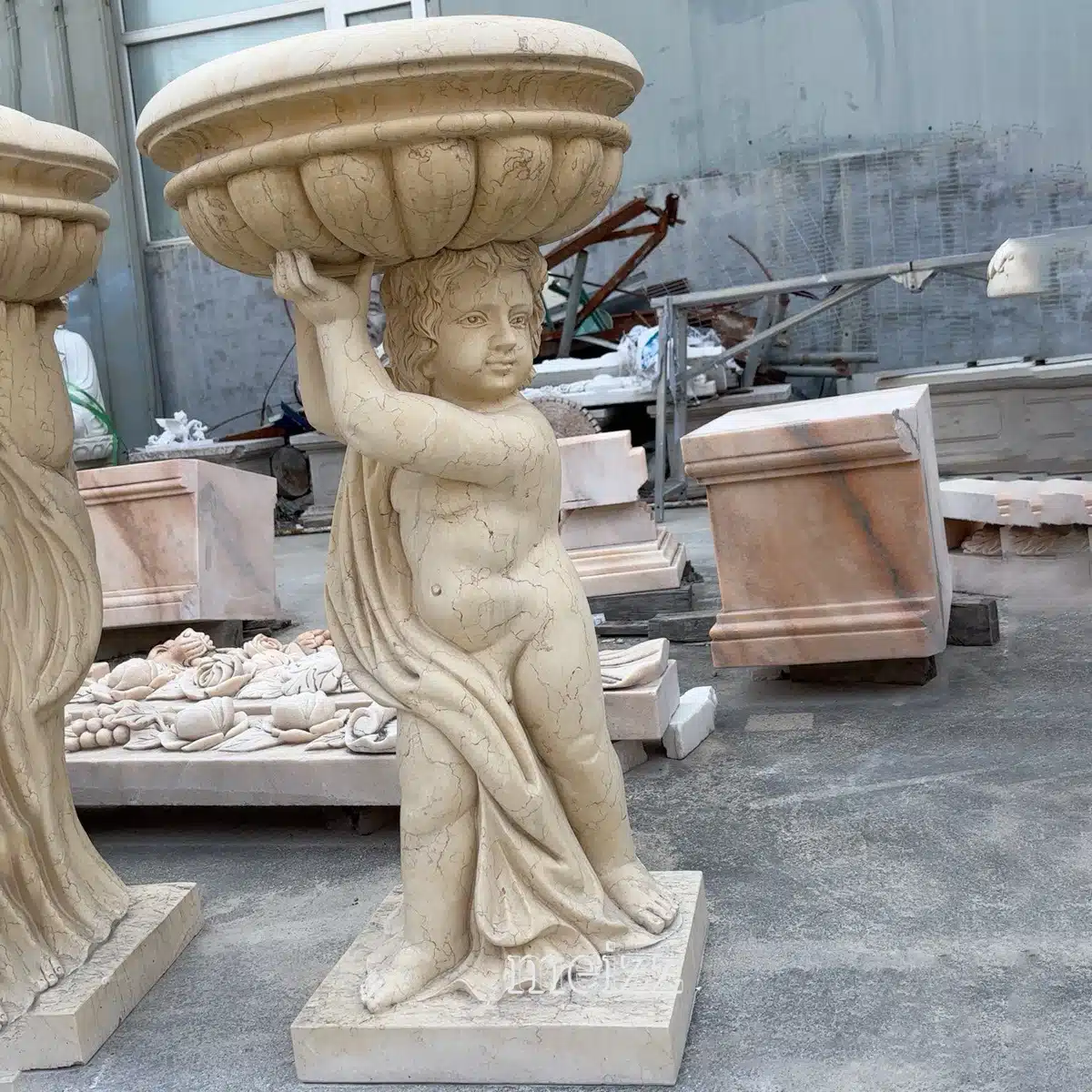 Cherub Garden Planters (1) Cherub Garden Planters